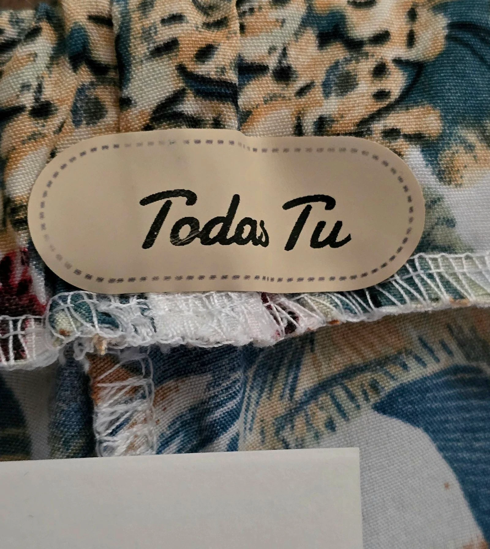 Tropisch bedrukte vloeiende broek – Maat 1XL – photo 4